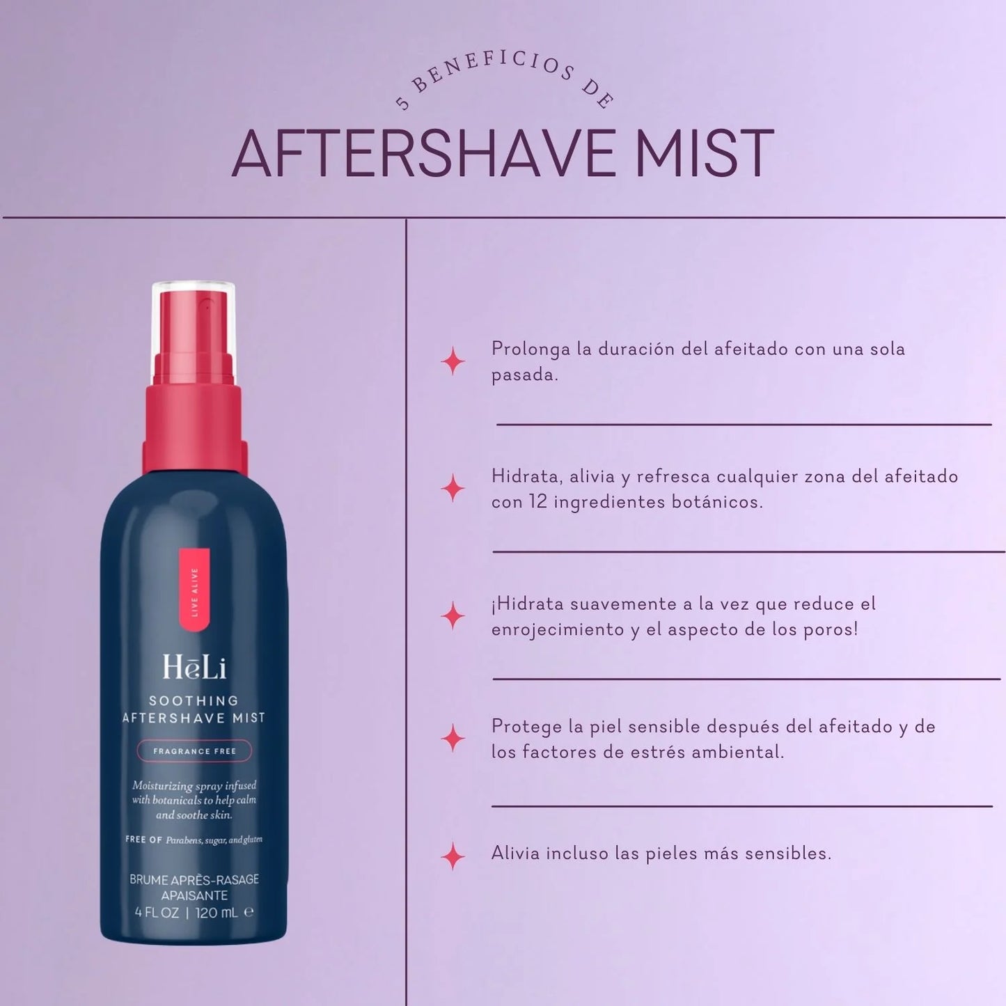 HēLi - Soothing Aftershave Mist