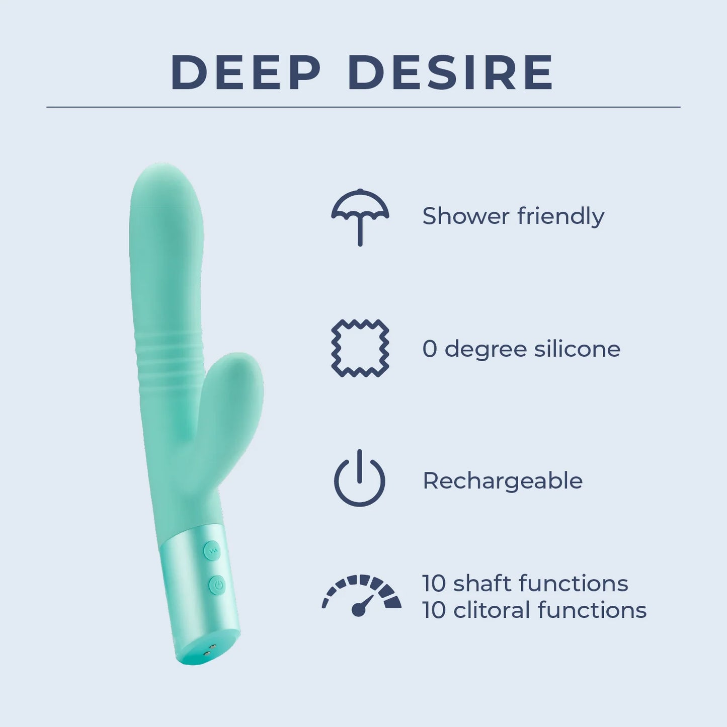 Deep Desire Thrusting Dual-Action Vibrator