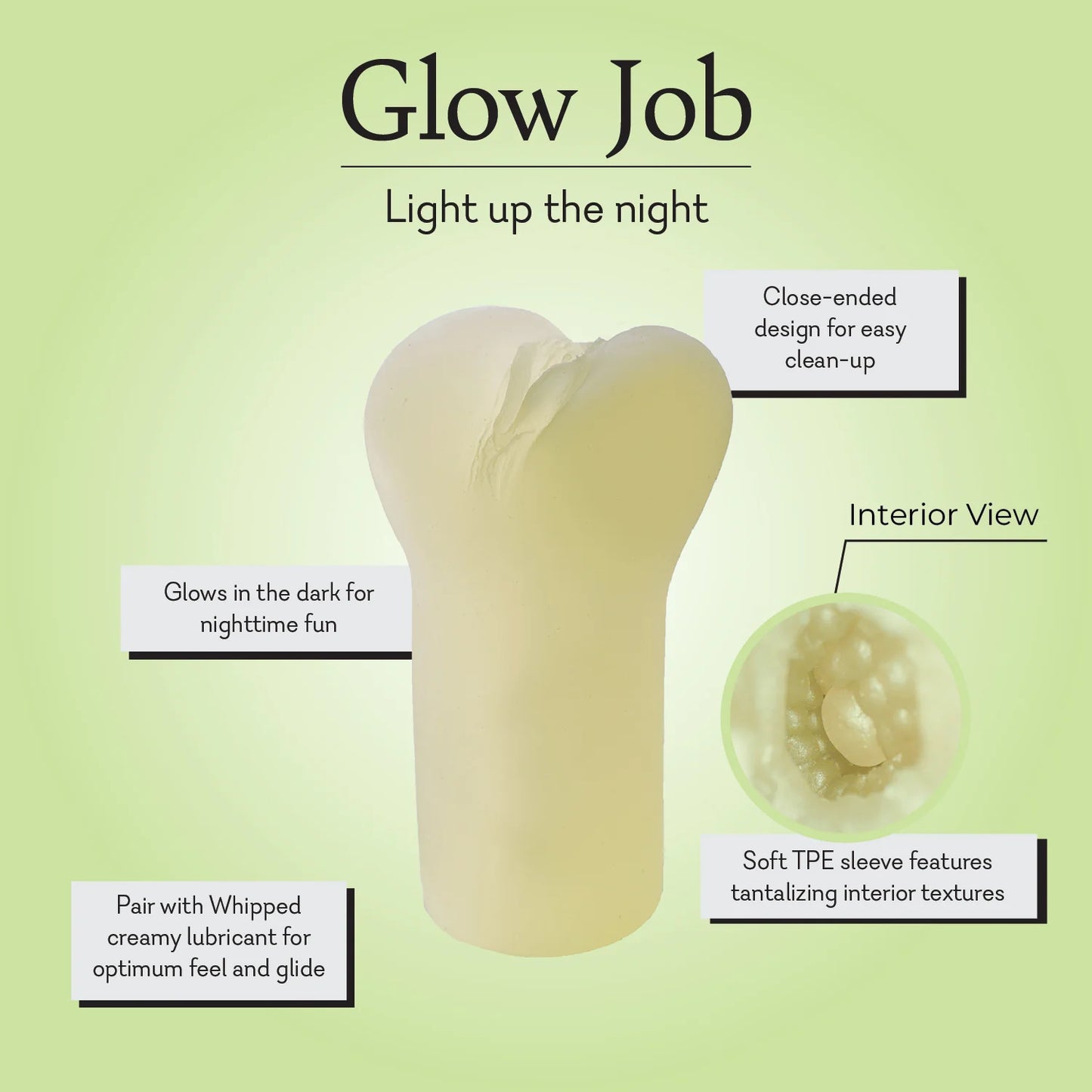 Glow Job Glow-in-the-dark Masturbator