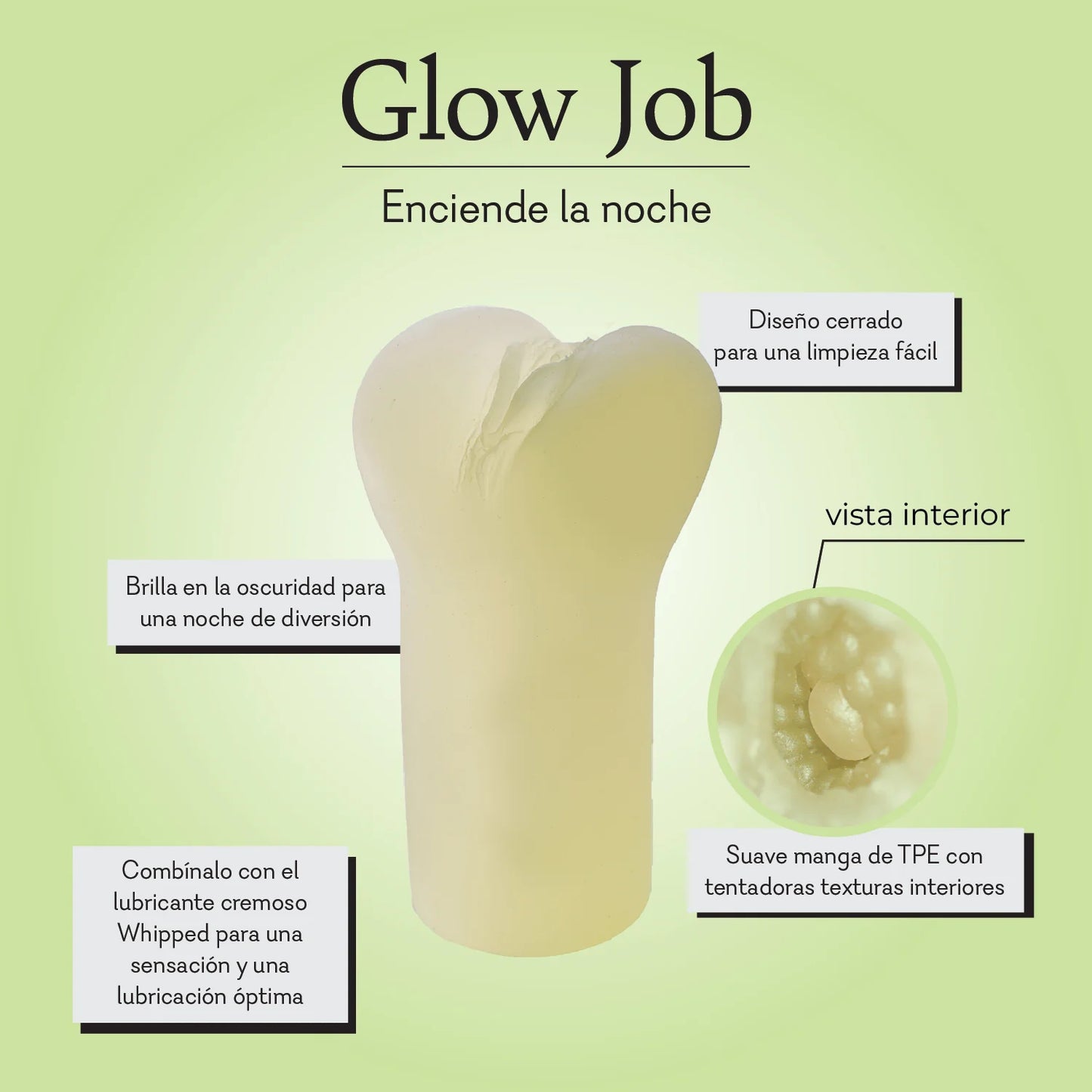 Glow Job Glow-in-the-dark Masturbator