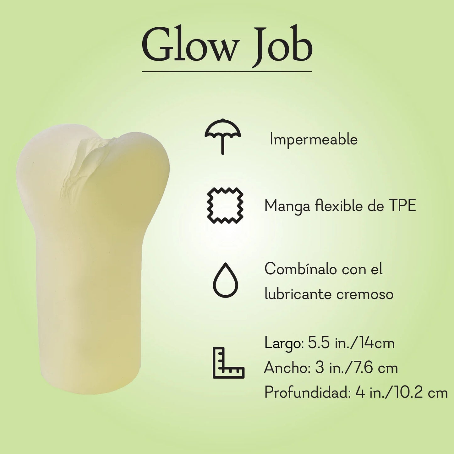 Glow Job Glow-in-the-dark Masturbator