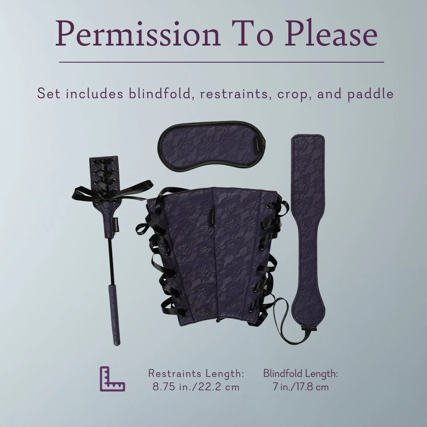 Permission To Please Luxe Bondage Set
