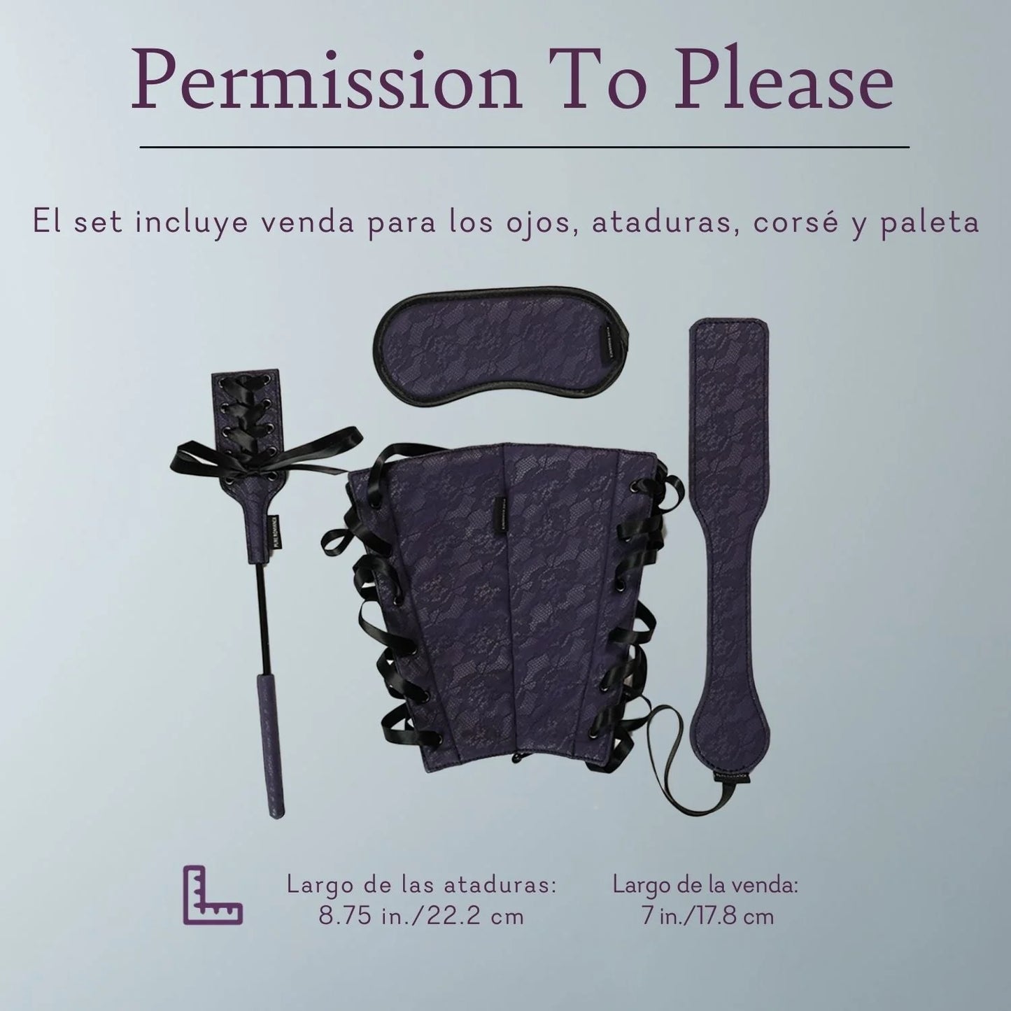 Permission To Please Luxe Bondage Set