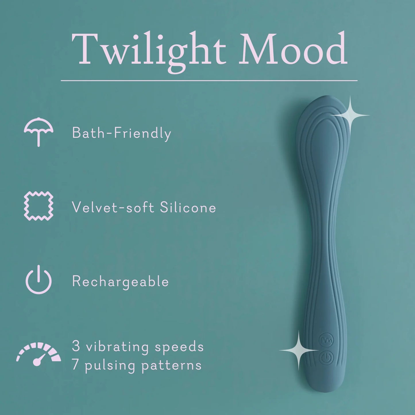 Twilight Mood Flexible Wand Vibrator