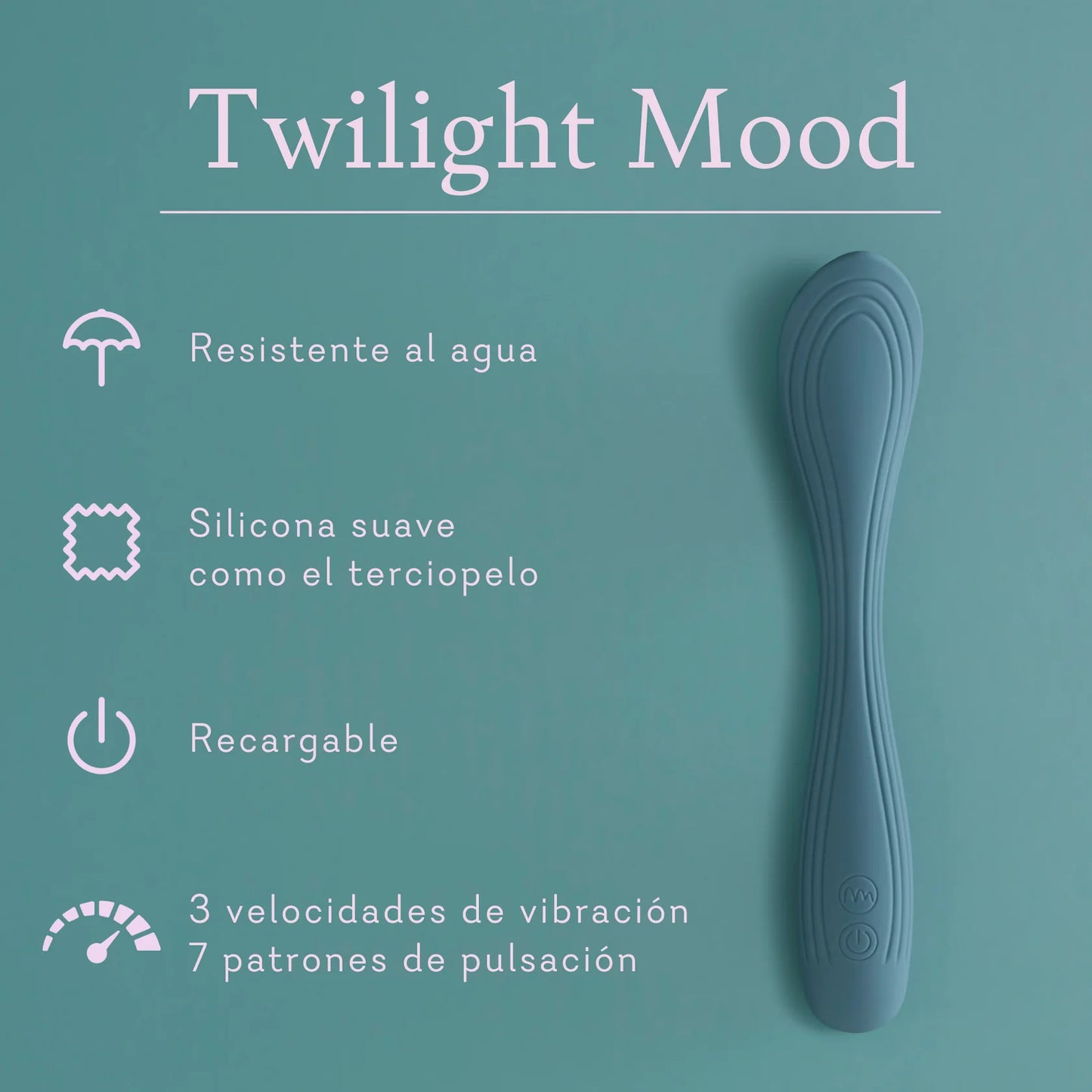 Twilight Mood Flexible Wand Vibrator
