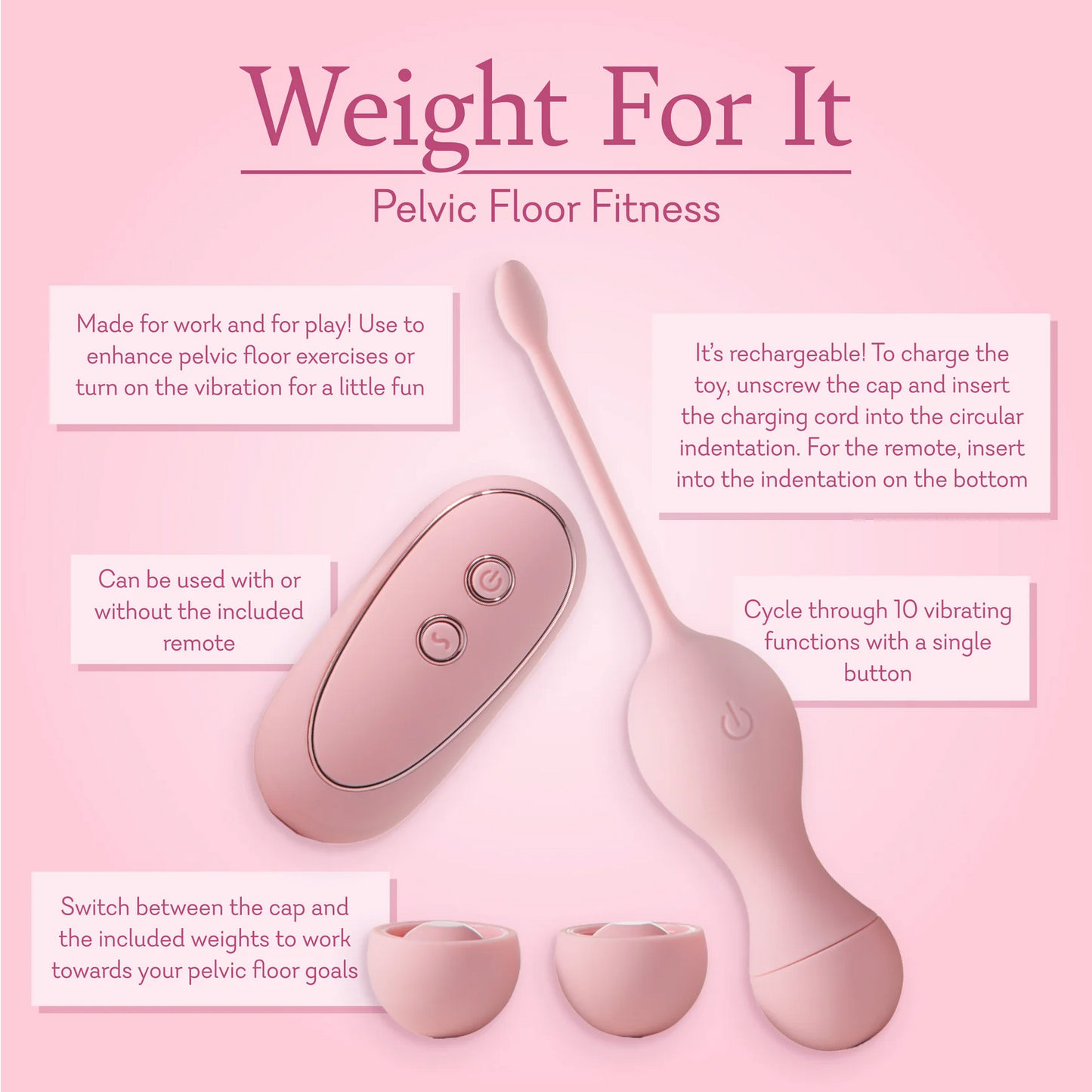 Weight For It - Pelvic Floor Fitness Pelvic Floor Fitness Set