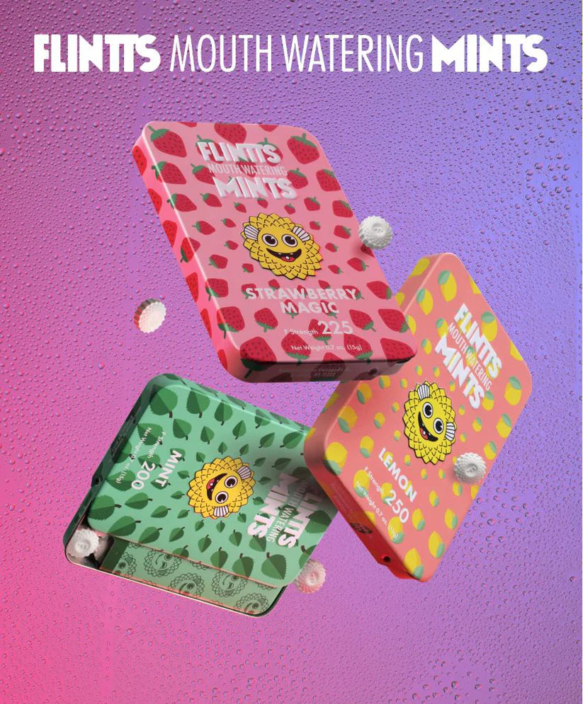 After Party - Flintts Mouth Moisturizing Mints - 3 Pack