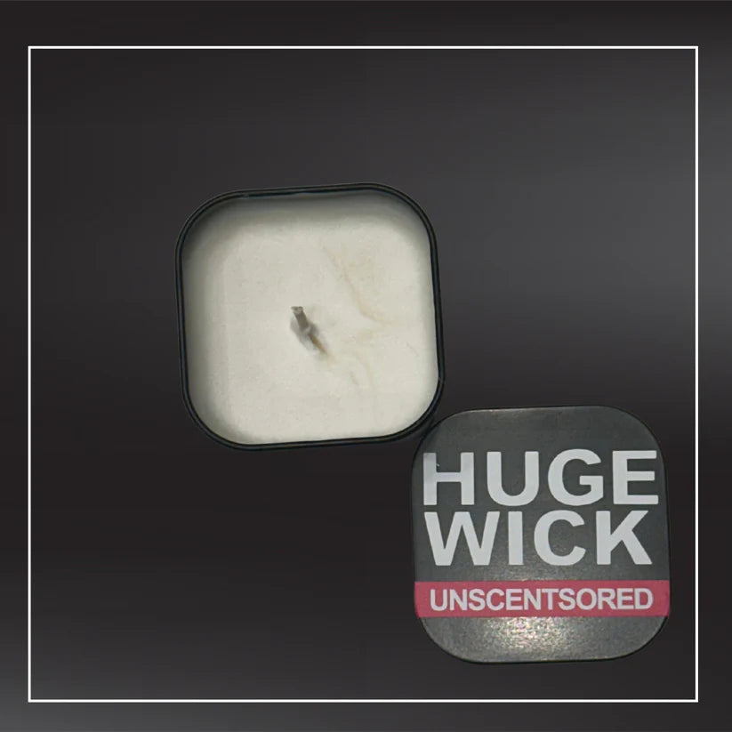 UnSCENTsored – HugeWick Playful Massage Candle | Unscented & Sensitive Skin Friendly