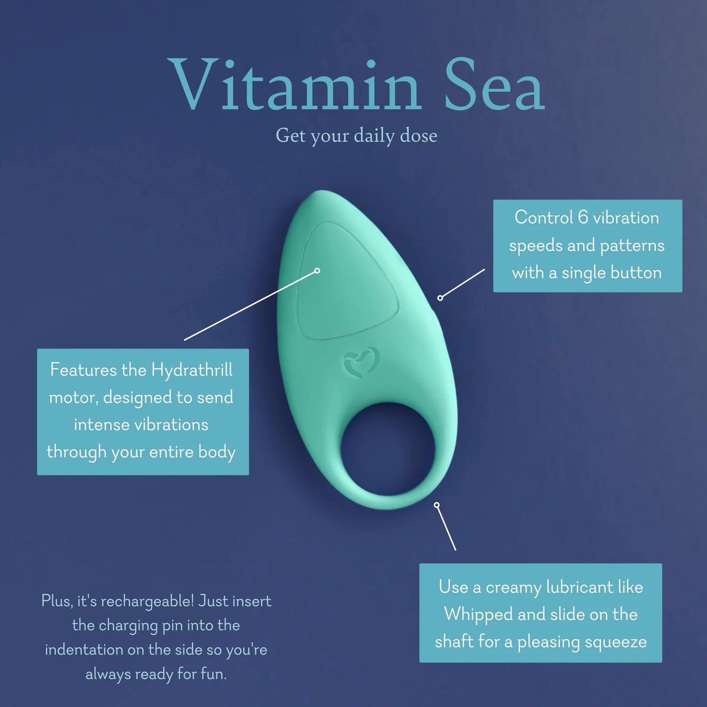 Vitamin Sea Vibrating C-Ring