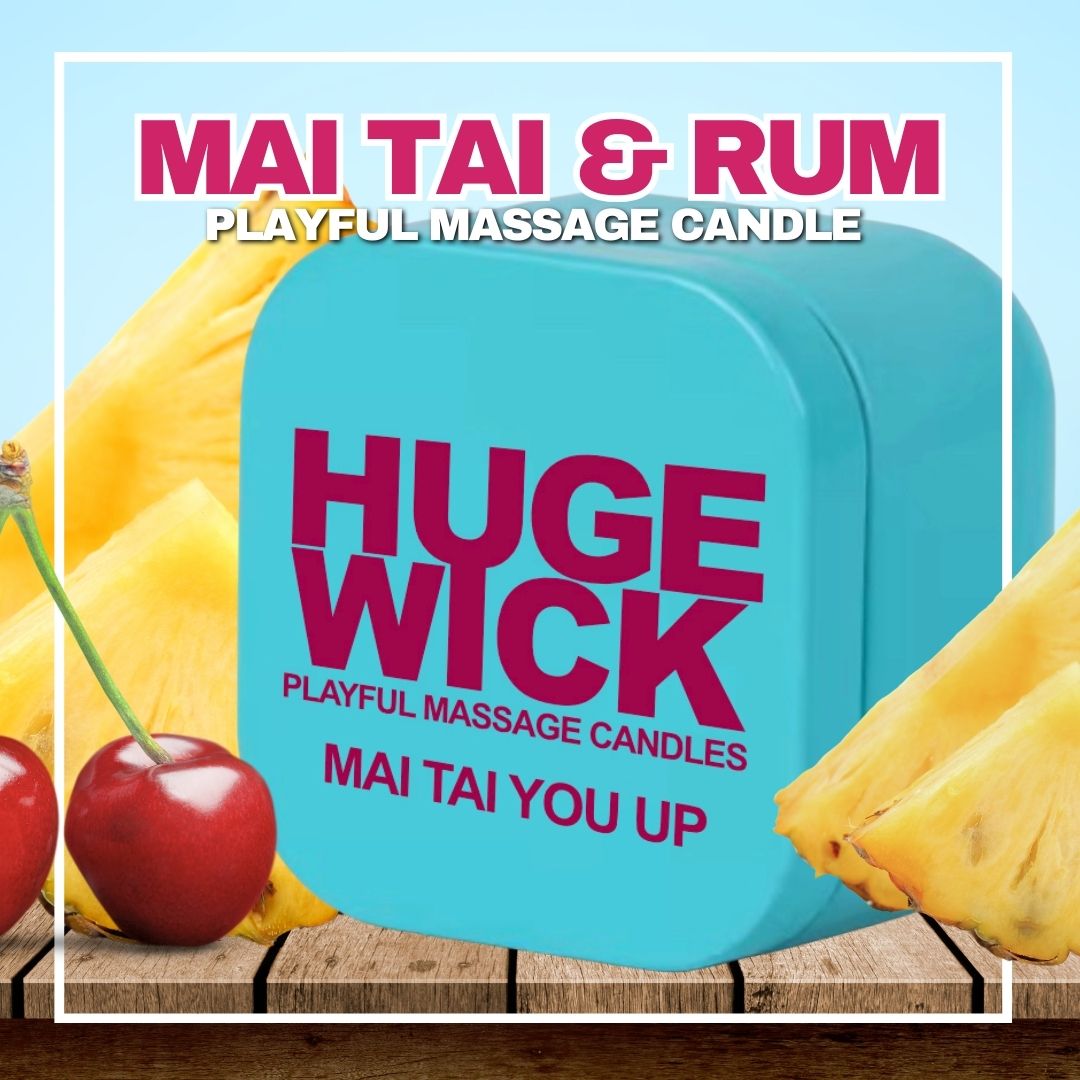 MAI TAI YOU UP – HugeWick Playful Massage Candle | Tropical Fruits & Rum