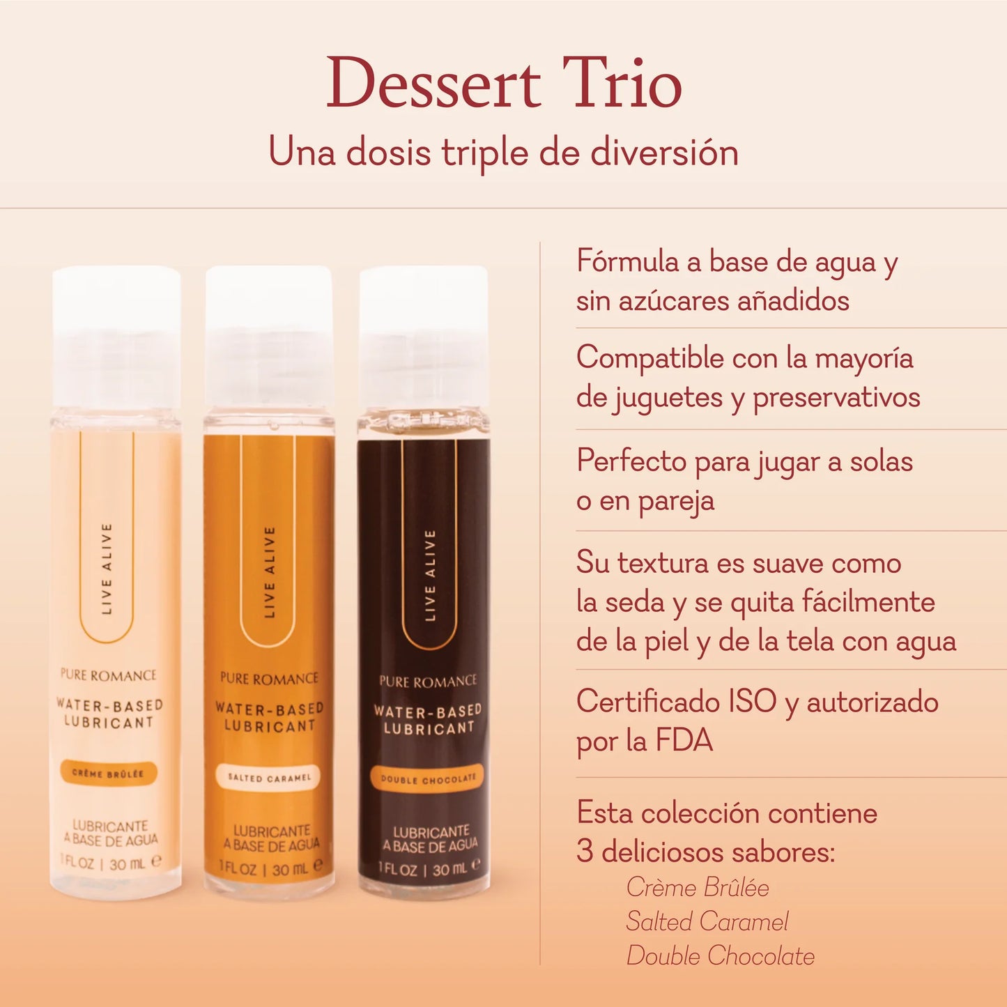 Dessert Lube Trio