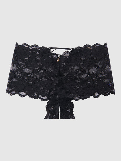 BELLA LACE CROTCHLESS CHEEKY
