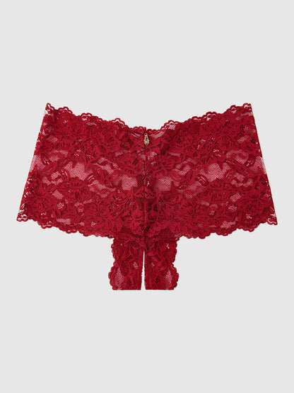 BELLA LACE CROTCHLESS CHEEKY
