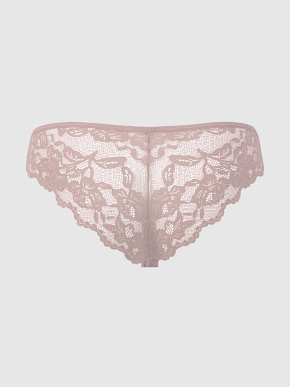 BELLA LACE UP FRONT LACE TANGA