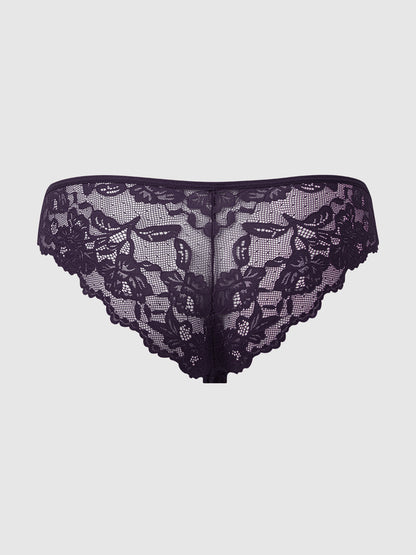 BELLA LACE UP FRONT LACE TANGA