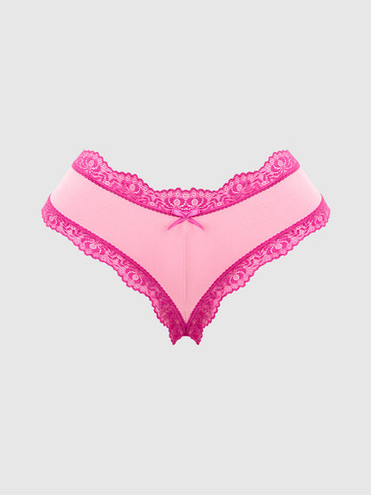 VERA MICRO & LACE TRIM G-STRING