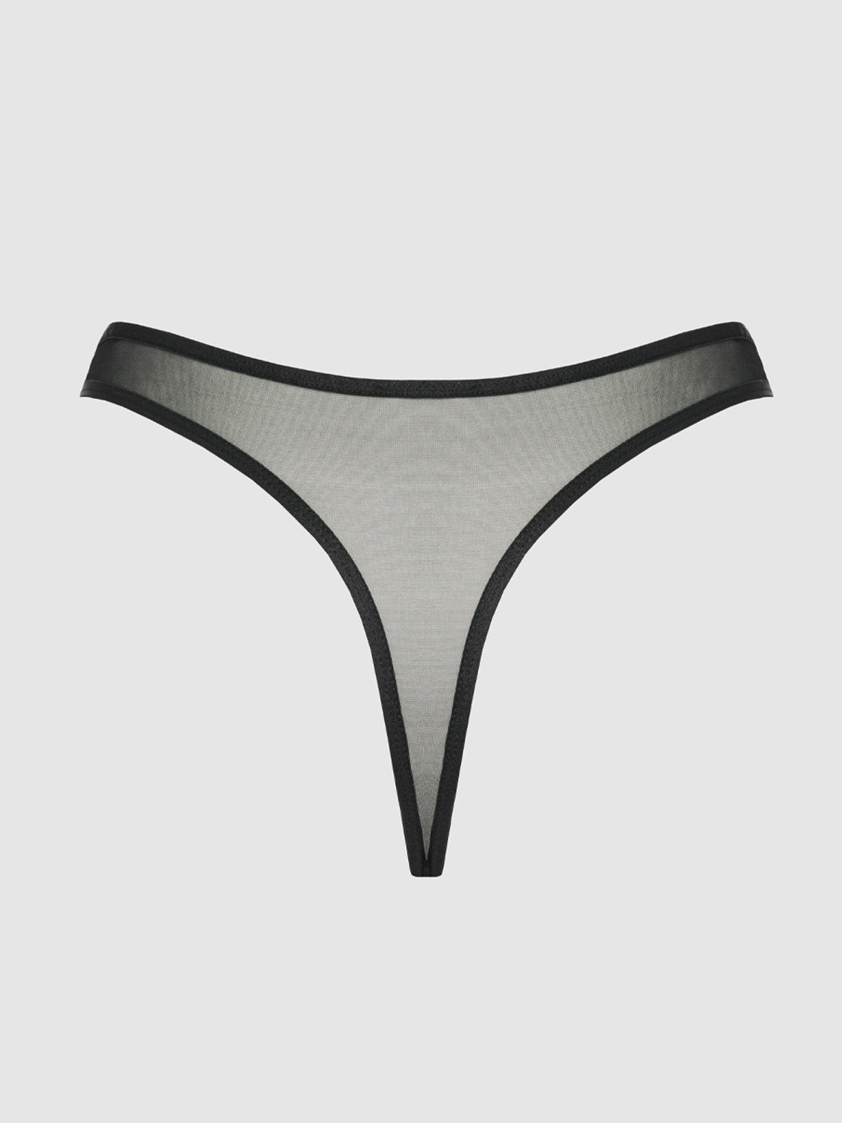 CHANTAL MESH CROTCHLESS THONG
