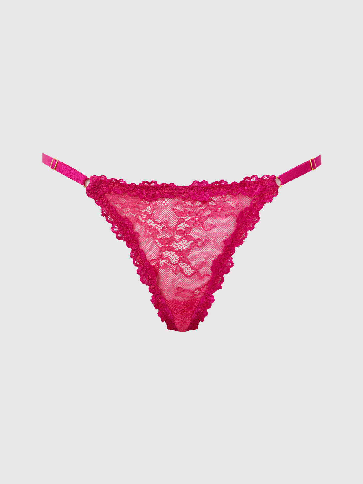 YVONE LACE SIDE SLIDER THONG