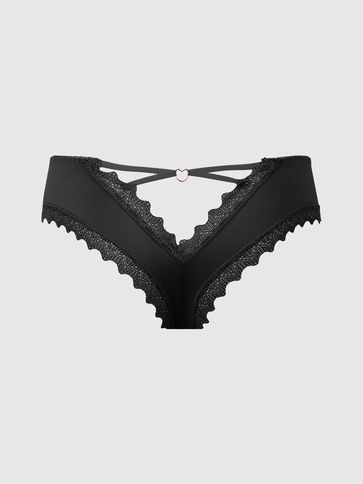 VERA MICRO & LACE HEART CHARM CHEEKY