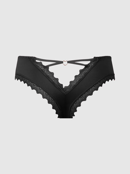 VERA MICRO & LACE HEART CHARM CHEEKY