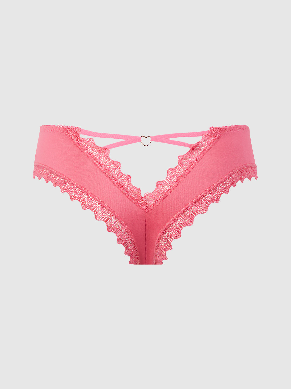 VERA MICRO & LACE HEART CHARM CHEEKY