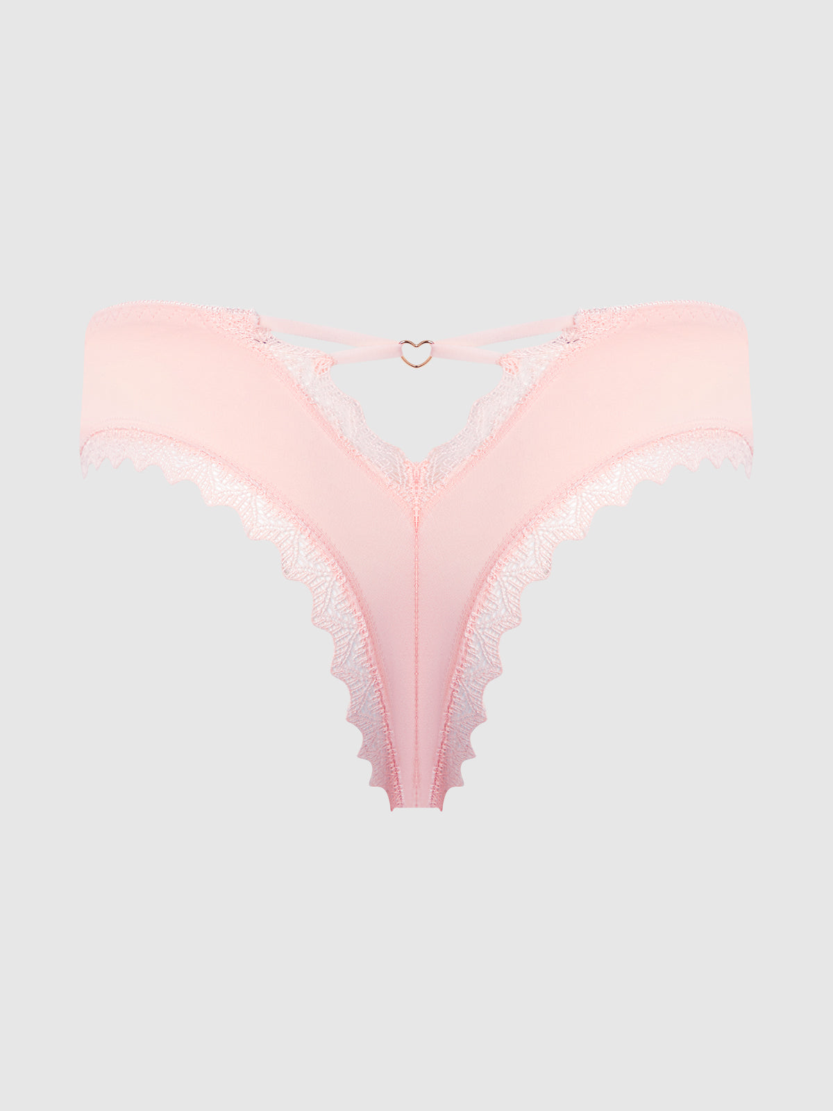 VERA MICRO & LACE HEART CHARM CHEEKY