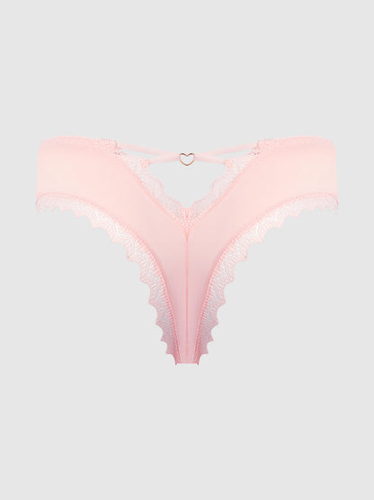 VERA MICRO & LACE HEART CHARM CHEEKY