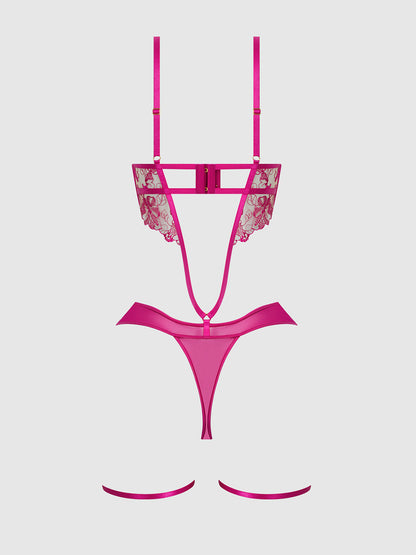 NOVA BLACKLIGHT LACE TEDDY