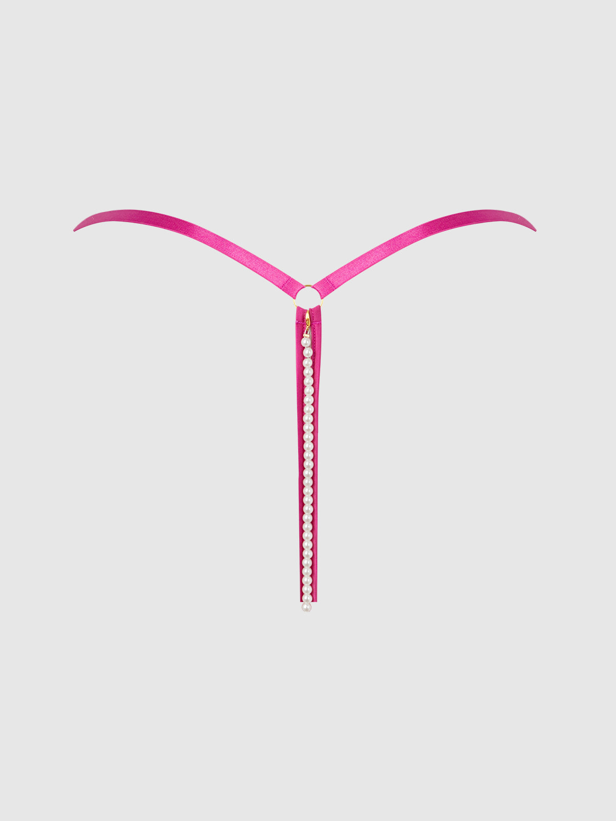 NOVA BLACKLIGHT LACE CROTCHLESS PEARL G-STRING