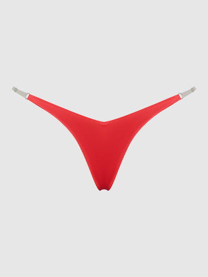 KRYSTAL CLEAR STRAP THONG