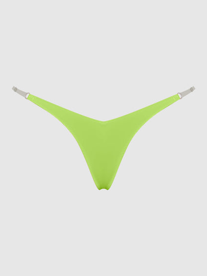 KRYSTAL CLEAR STRAP THONG