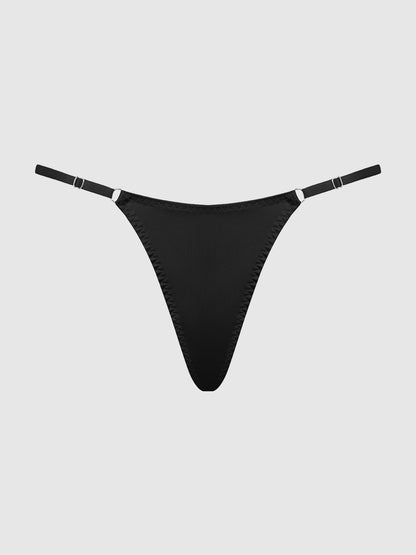 KRYSTAL RHINESTONE NET BACK G-STRING