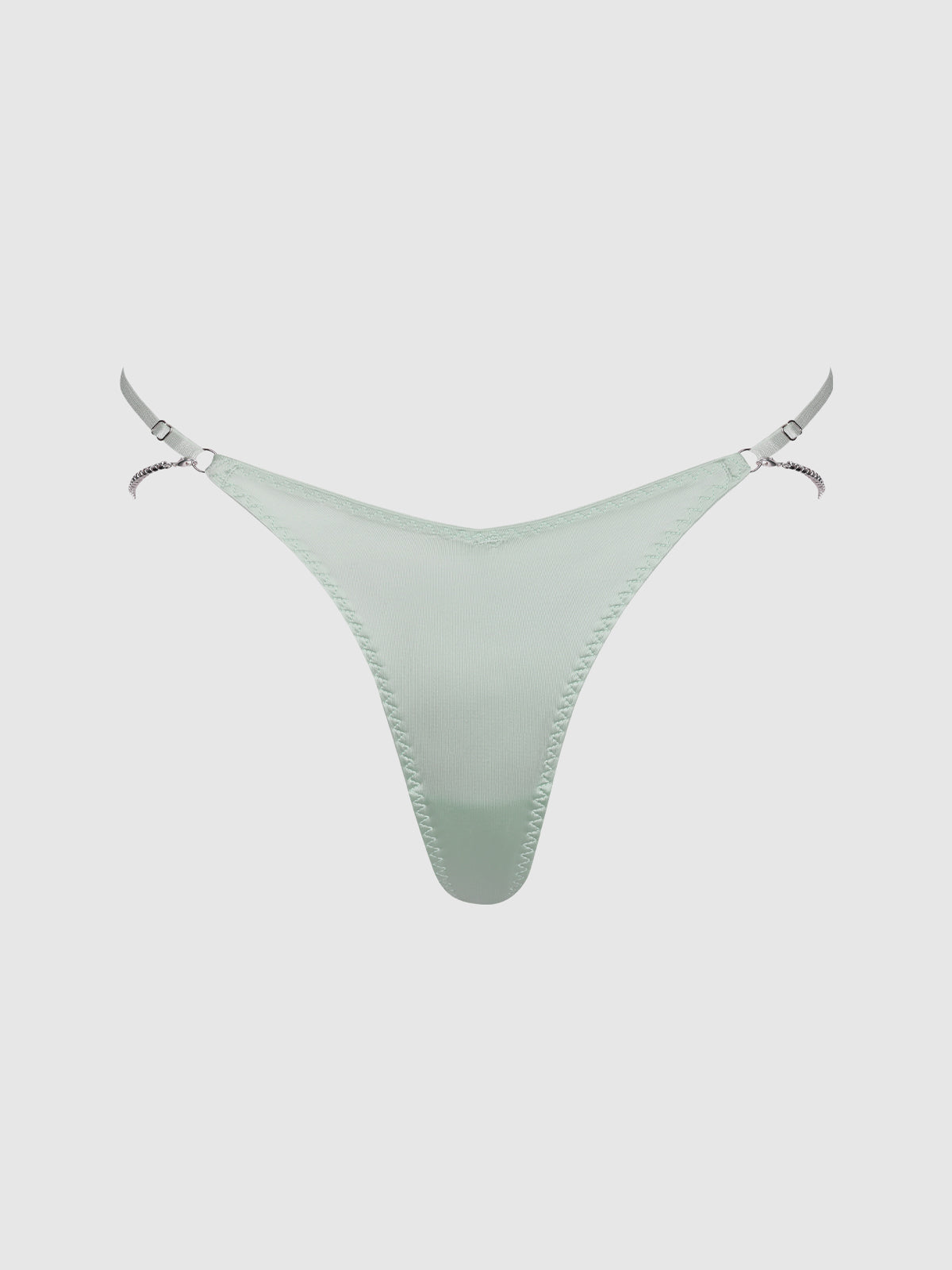 KRYSTAL RHINESTONE & SIDE SLIDER THONG