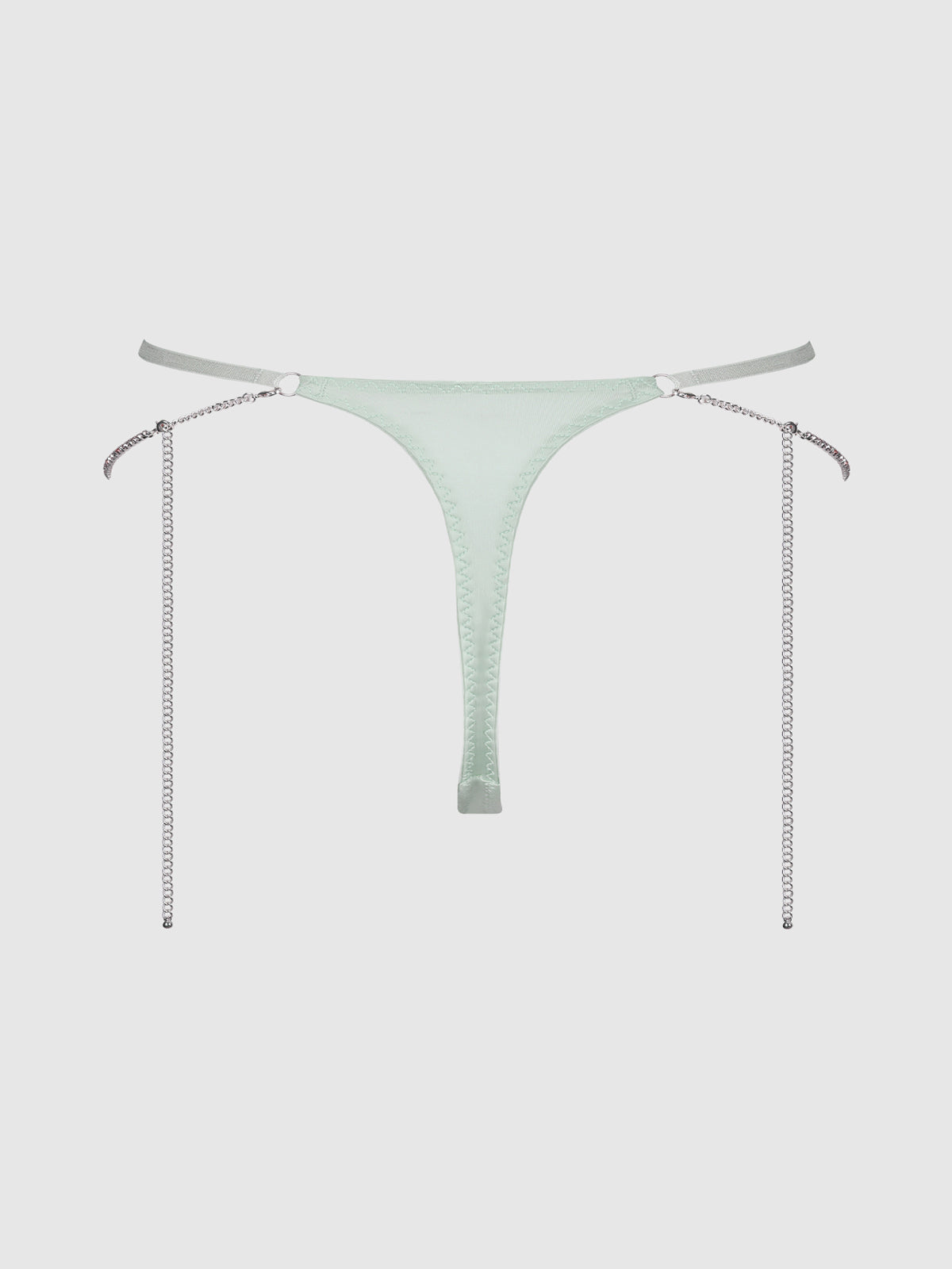 KRYSTAL RHINESTONE & SIDE SLIDER THONG