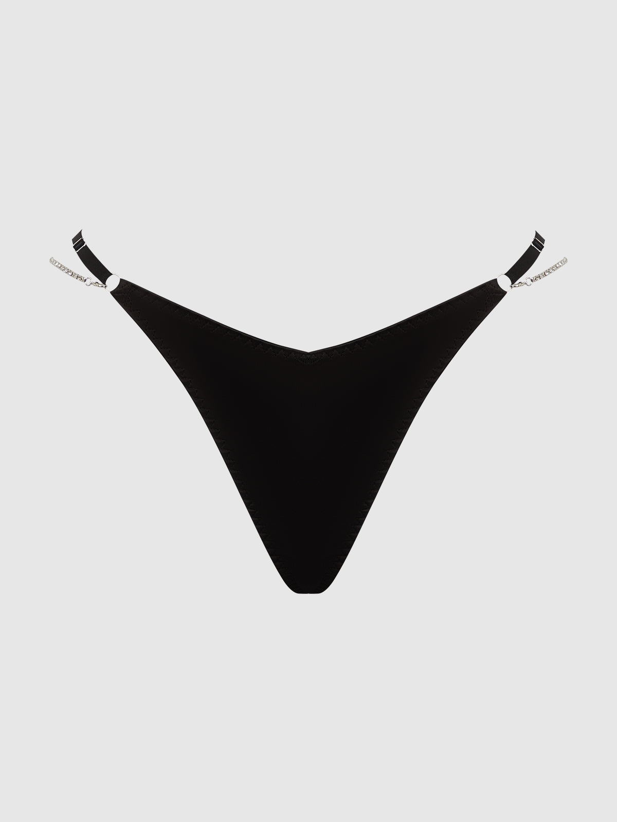 KRYSTAL RHINESTONE & SIDE SLIDER THONG