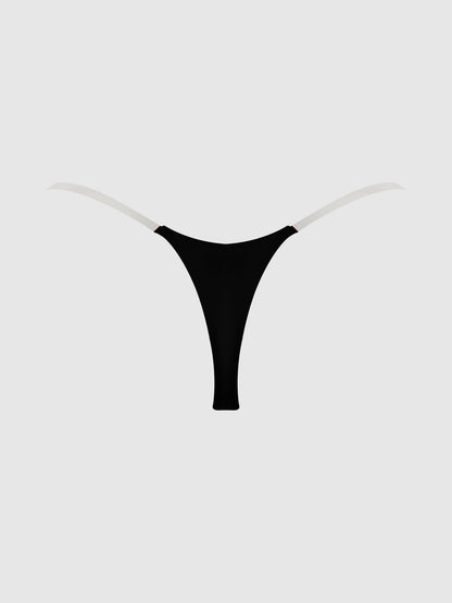 KRYSTAL CLEAR SIDE SLIDER THONG