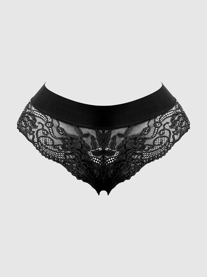 CAITLIN MICRO WAISTBAND LACE CHEEKY