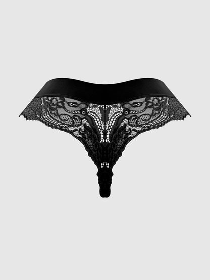 CAITLIN MICRO WAISTBAND LACE CHEEKY