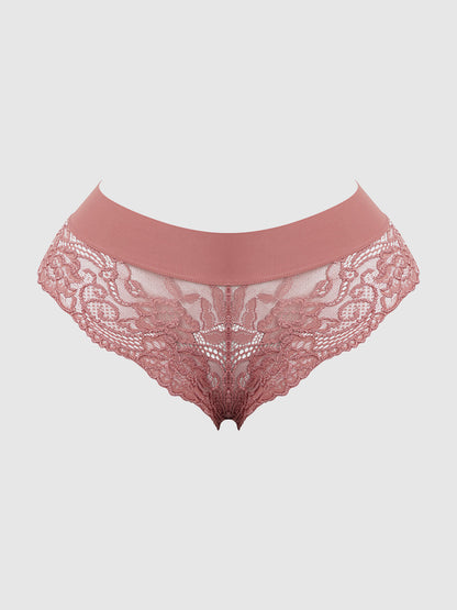 CAITLIN MICRO WAISTBAND LACE CHEEKY