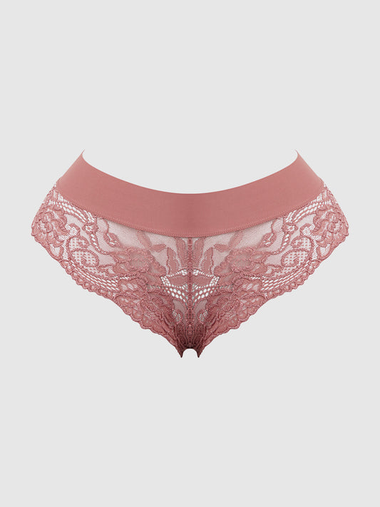 CAITLIN MICRO WAISTBAND LACE CHEEKY