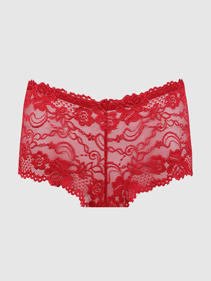 CAITLIN FLORAL LACE CHEEKY
