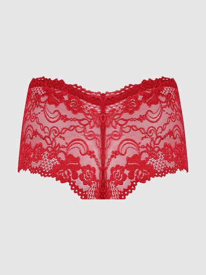 CAITLIN FLORAL LACE CHEEKY