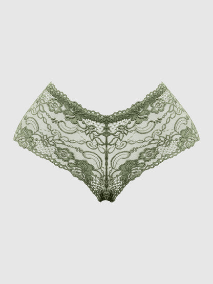 CAITLIN FLORAL LACE CHEEKY