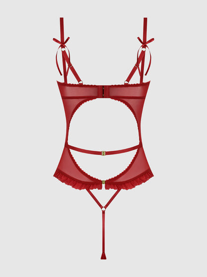 ANGELINA LIPS EMBROIDERY CUTOUT TEDDY