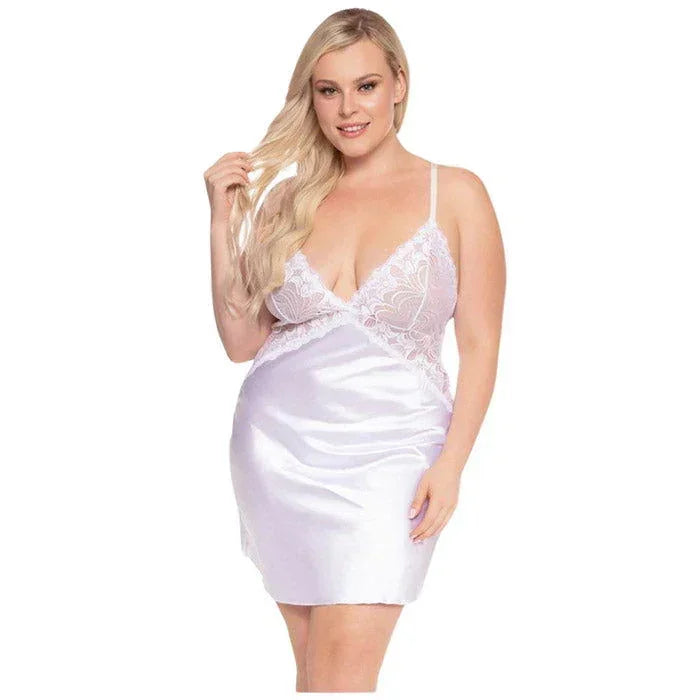 Moonlit Bridal Satin Slip- 1 LEFT