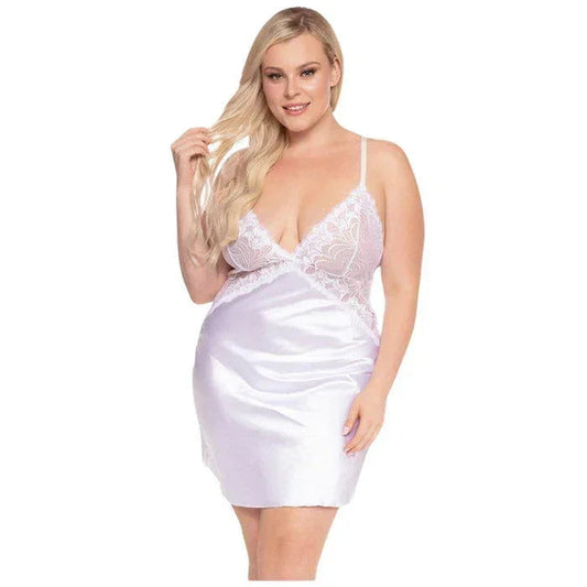 Moonlit Bridal Satin Slip- 1 LEFT